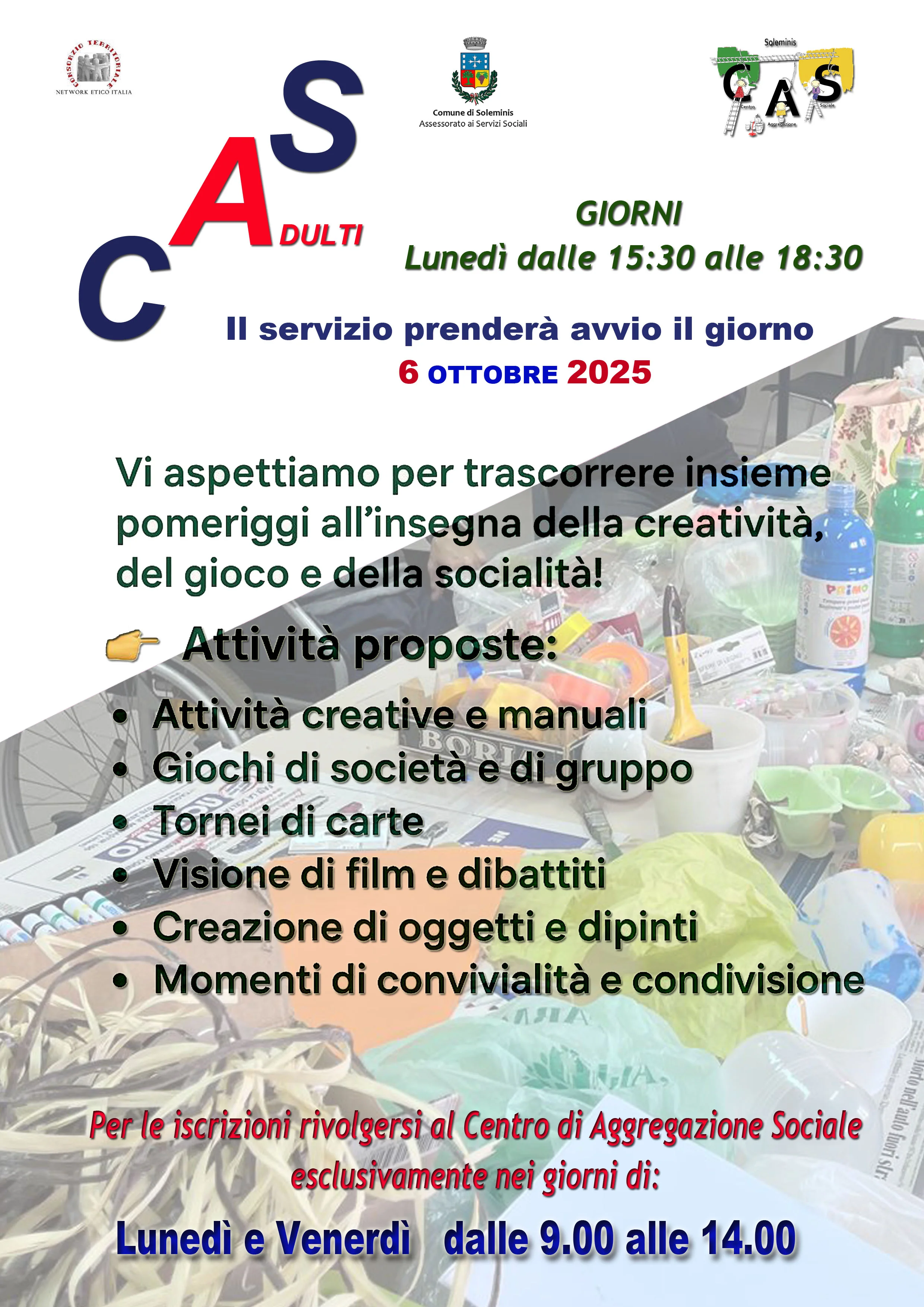 Centro Aggregazione Sociali Adulti