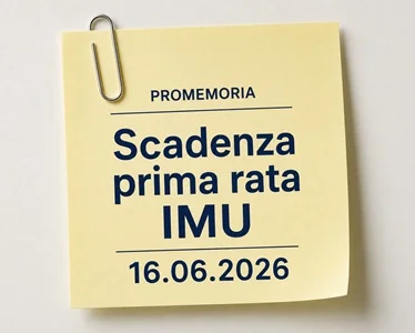 Scadenza prima rata IMU 16.06.2026