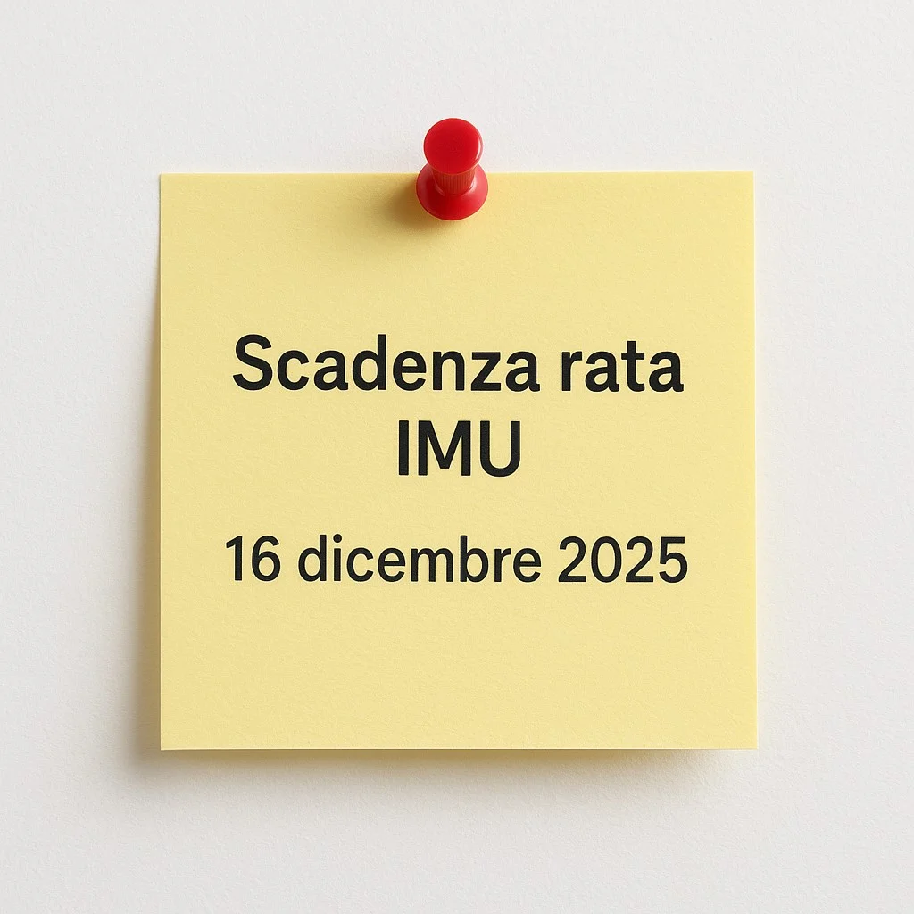 Avviso scadenza saldo rata IMU 2025